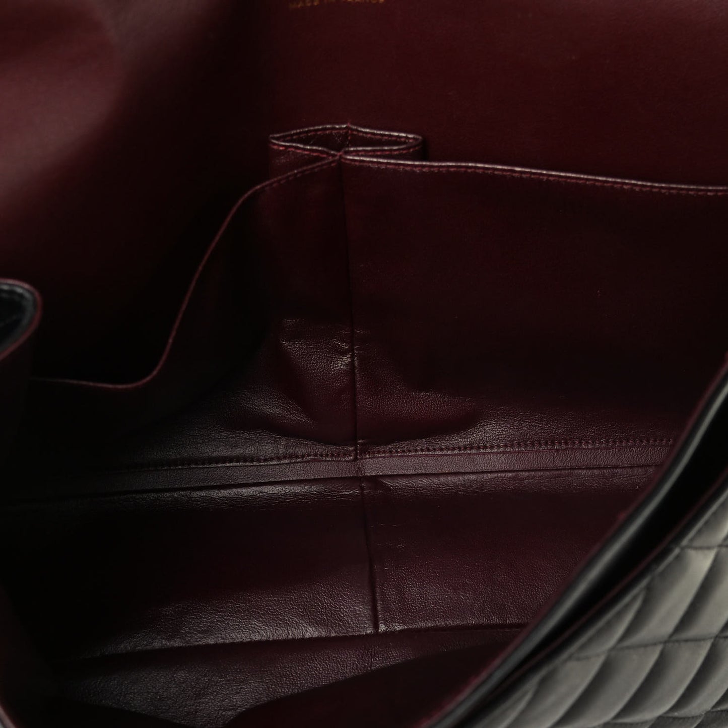 Lambskin Quilted Maxi Double Flap Black
