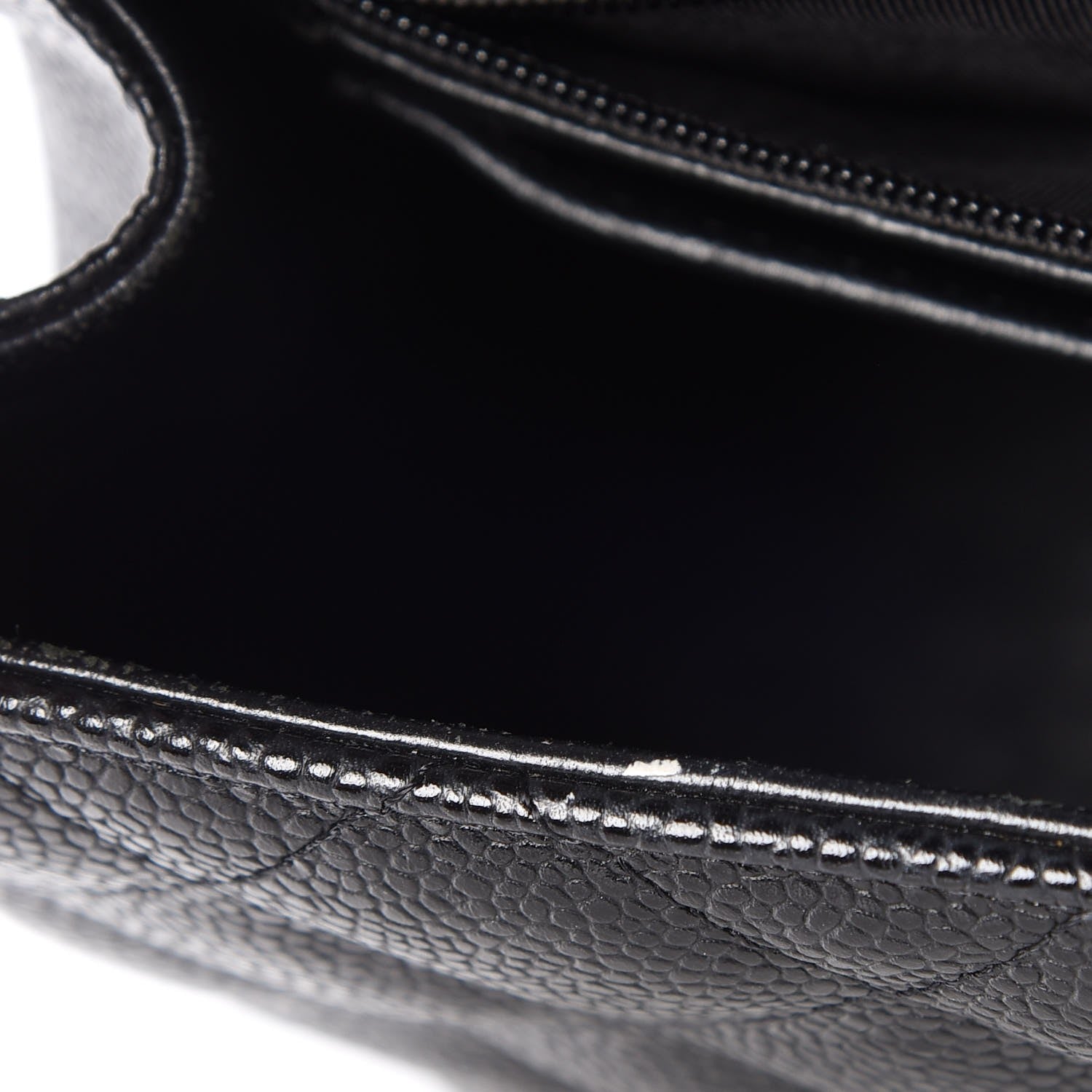 Chanel Caviar Quilted Jumbo Single Flap Black 9 of 15