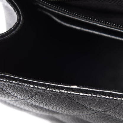 Chanel Caviar Quilted Jumbo Single Flap Black 9 of 15