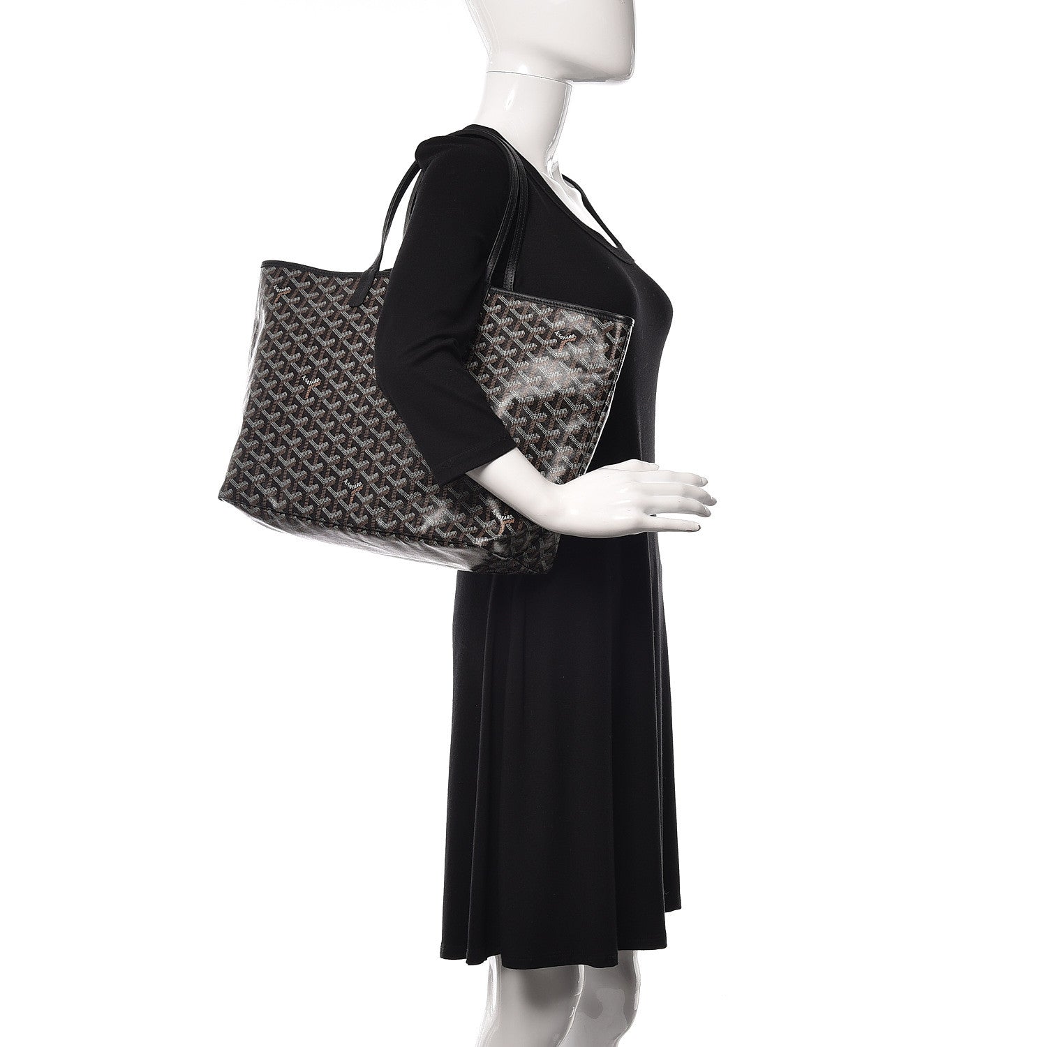 Goyard Goyardine Saint Louis PM Black 2 of 9
