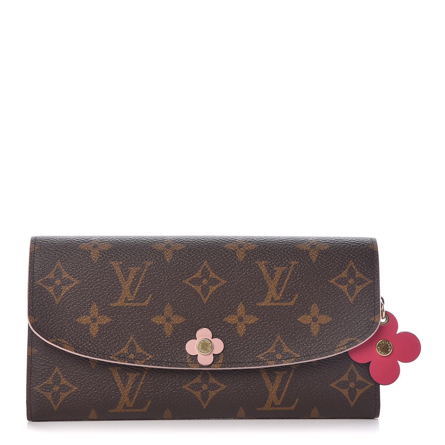 Louis Vuitton Monogram Bloom Flower Emilie Wallet 1 of 14