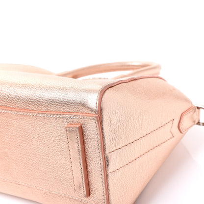 Givenchy Metallic Sugar Goatskin Mini Antigona Light Pink 6 of 11