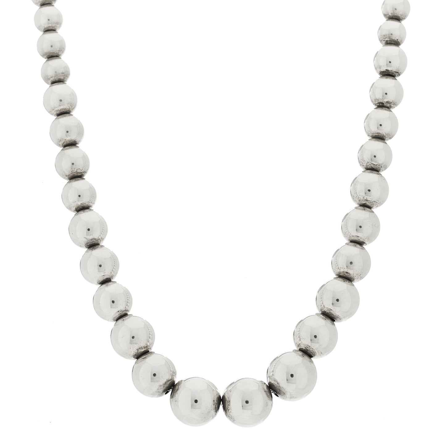 Sterling Silver HardWear Graduated Ball Necklace