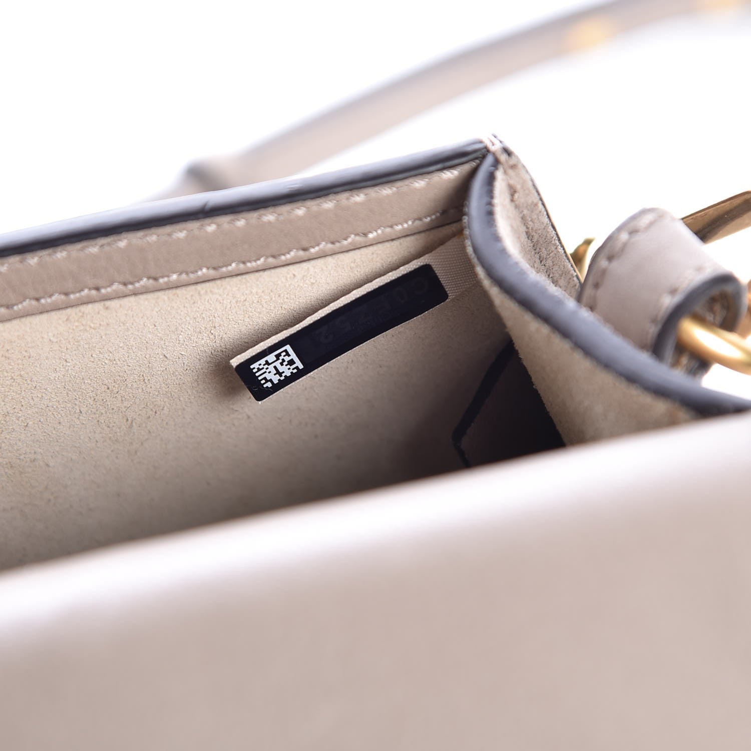 Chloe Calfskin Suede Small Nile Bracelet Bag Motty Grey 8 of 8