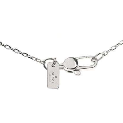 Gucci 18K White Gold Icon Twirl Pendant Necklace 4 of 6