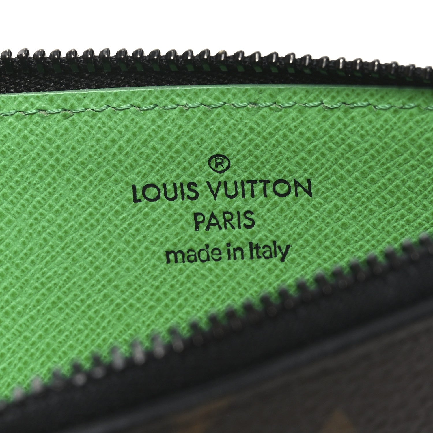 Louis Vuitton Monogram Calfskin Coin Card Holder Minty Green 6 of 7
