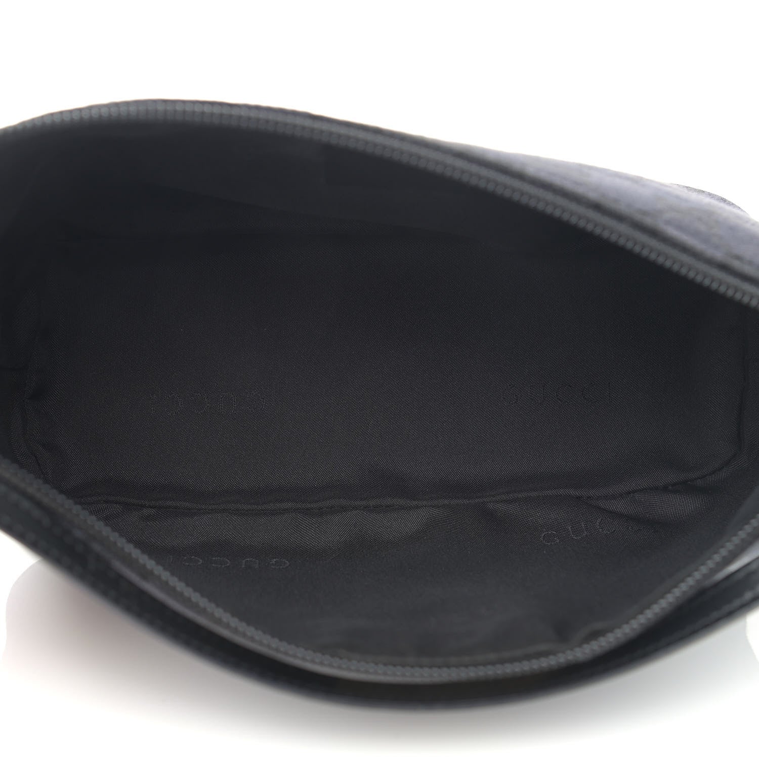 Gucci Monogram Web Boat Pochette Black 5 of 11