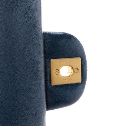 Chanel Washed Denim Quilted Mini Rectangular Flap Blue 8 of 15