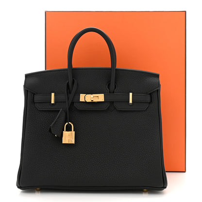 Hermes Togo Birkin 25 Black 11 of 11