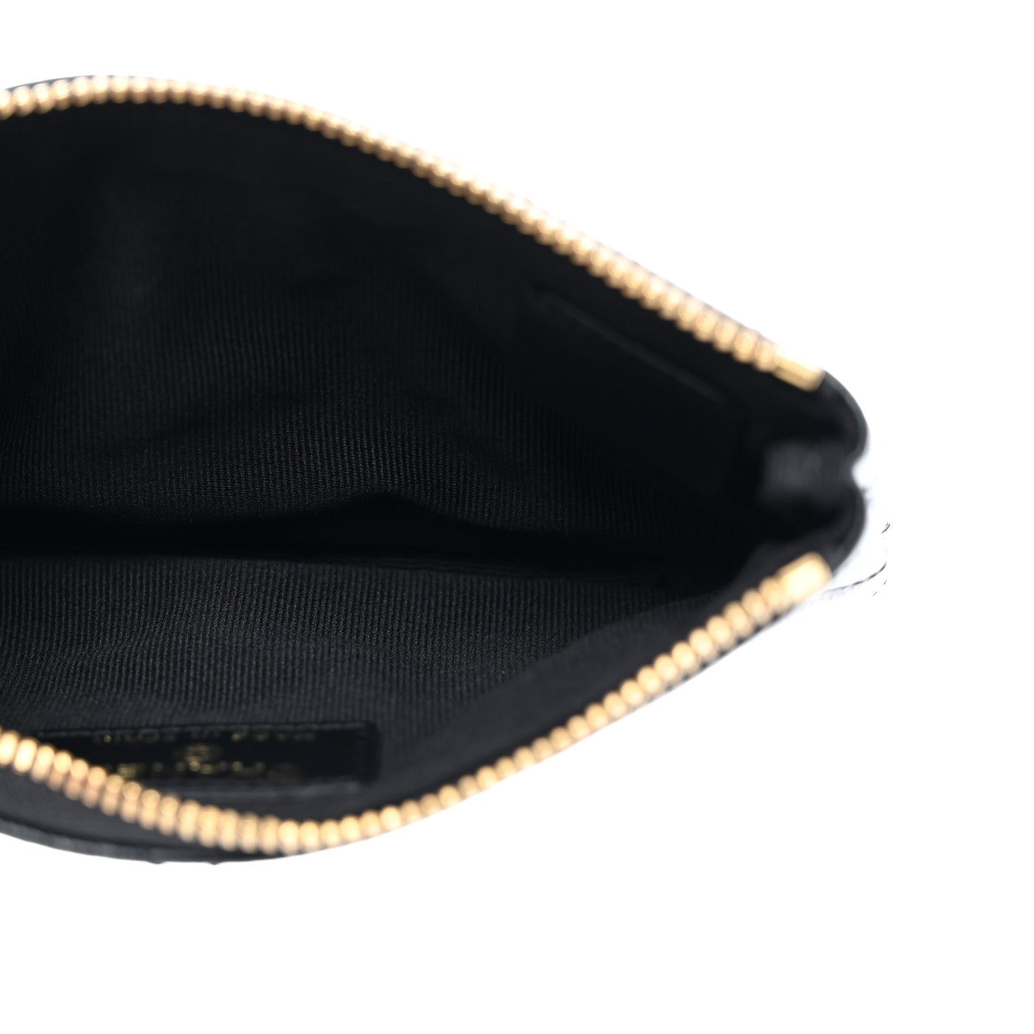 Chanel Caviar Quilted Studded CC Small Pouch Black 5 of 8