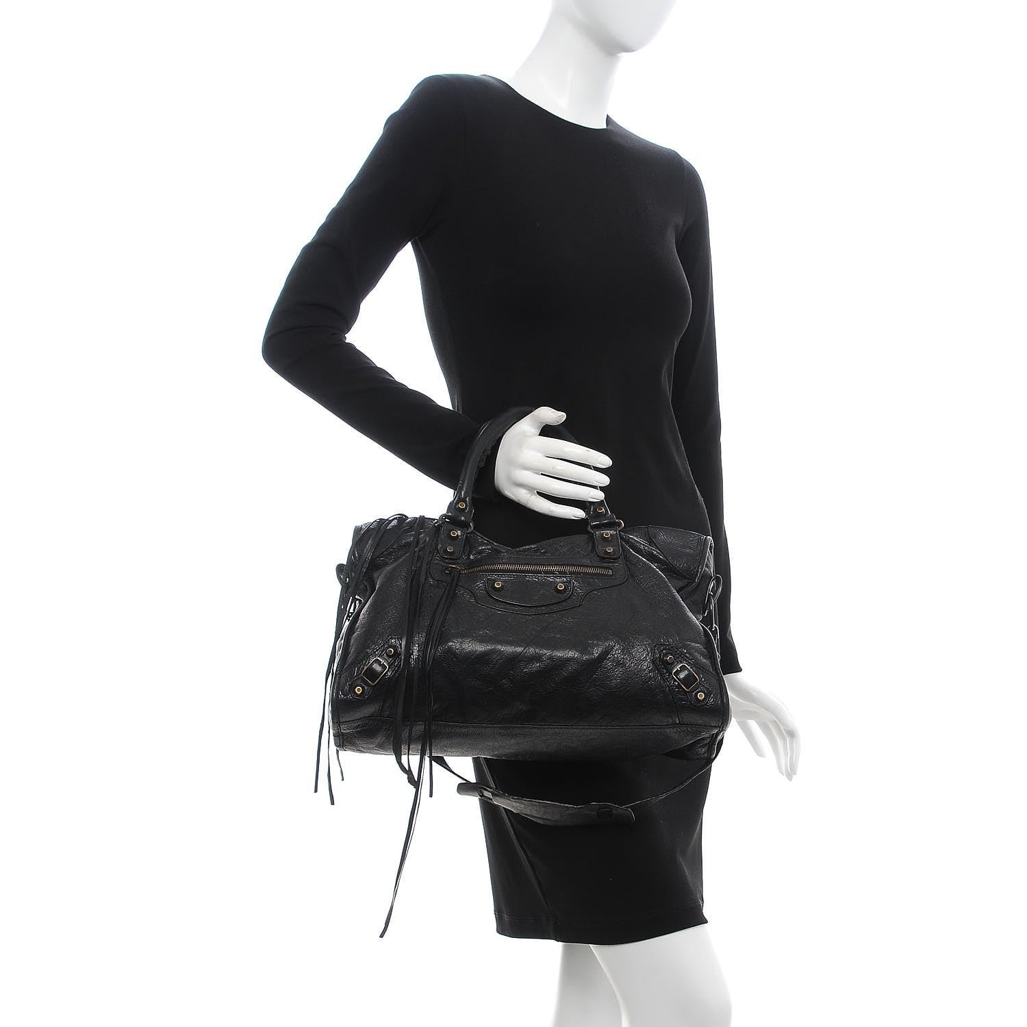 Balenciaga Agneau Classic Hardware City Black 2 of 12