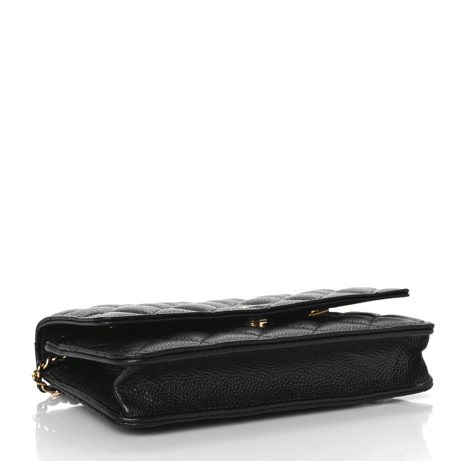 Chanel Caviar Quilted Wallet On Chain WOC Black 3 of 10