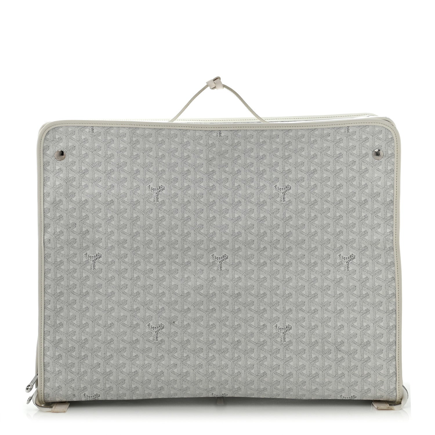 Goyard Goyardine Caravelle 50 Folding Suitcase White 1 of 14