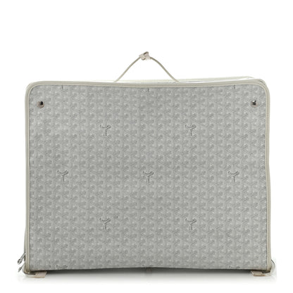 Goyard Goyardine Caravelle 50 Folding Suitcase White 1 of 14