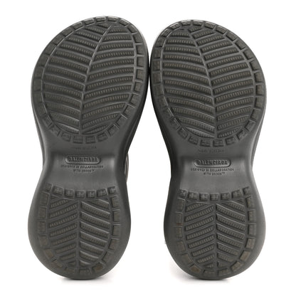 Balenciaga X CROCS Rubber Womens Rain Boots 37 Grafite 5 of 9