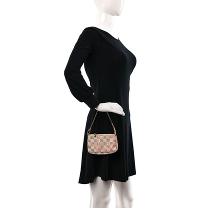 Louis Vuitton Damier Azur Tahitienne Mini Pochette Accessories 2 of 7