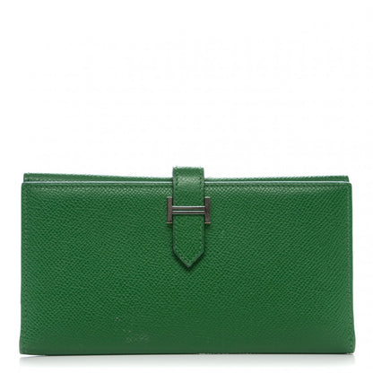 Hermes Epsom Bearn Wallet Vert Bengale 1 of 6