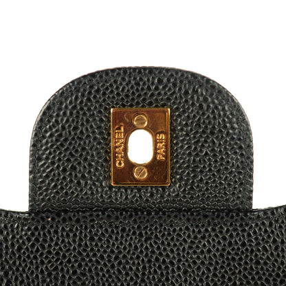 Chanel Caviar Quilted Jumbo Double Flap Black 5 of 8