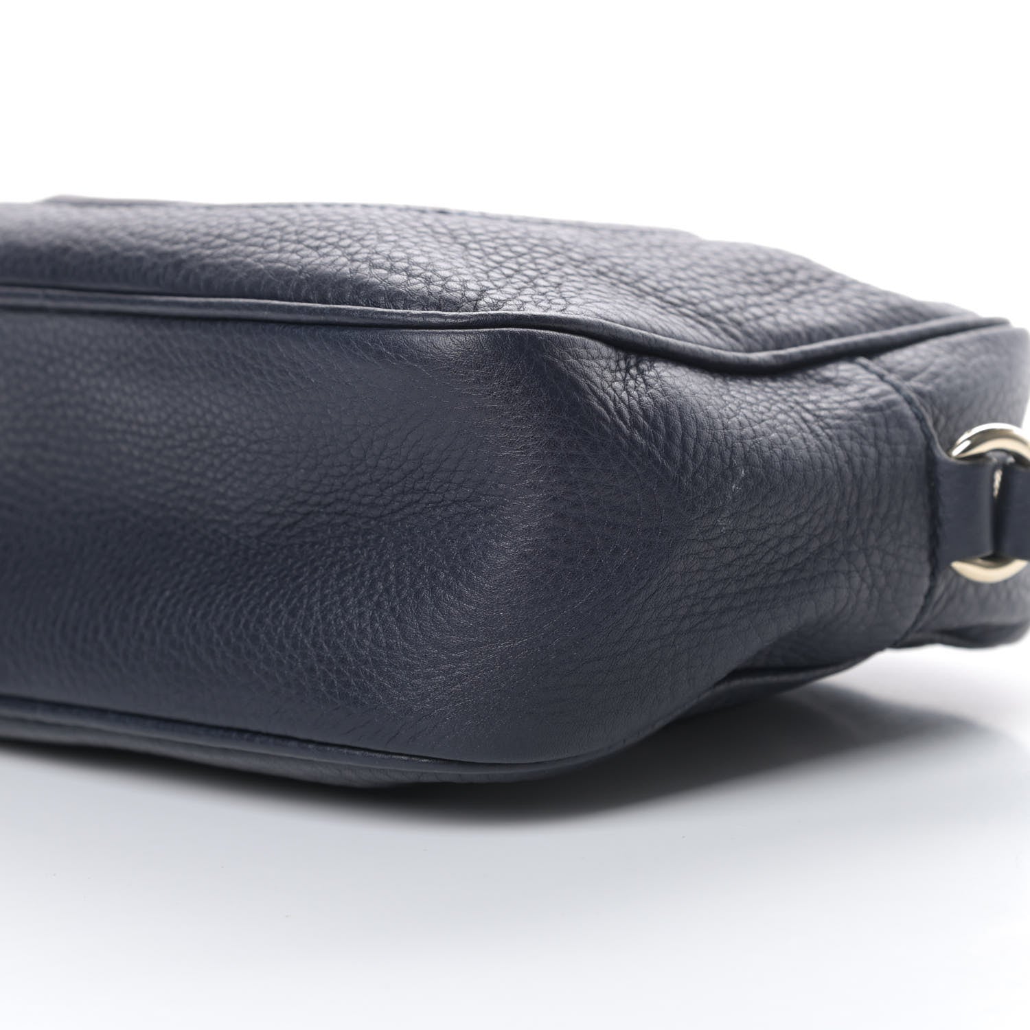 Gucci Pebbled Calfskin Small Soho Disco Bag Blue 10 of 11