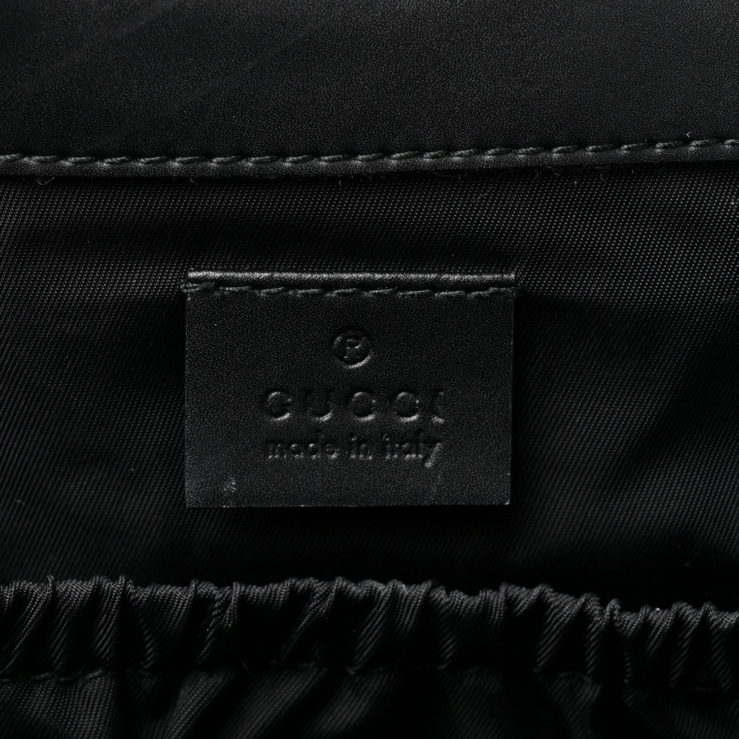 Gucci GG Supreme Monogram Web Messenger Diaper Bag Black Grey 6 of 14