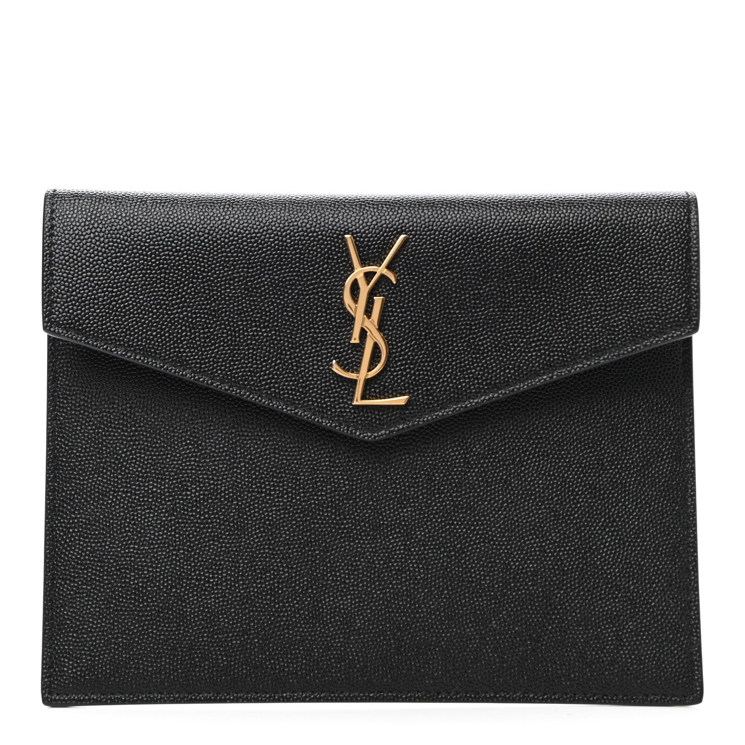 Saint Laurent Grain De Poudre Uptown Baby Pouch Black 1 of 6