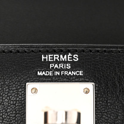 Hermes Chevre Chamkila Kelly Elan Black 6 of 11
