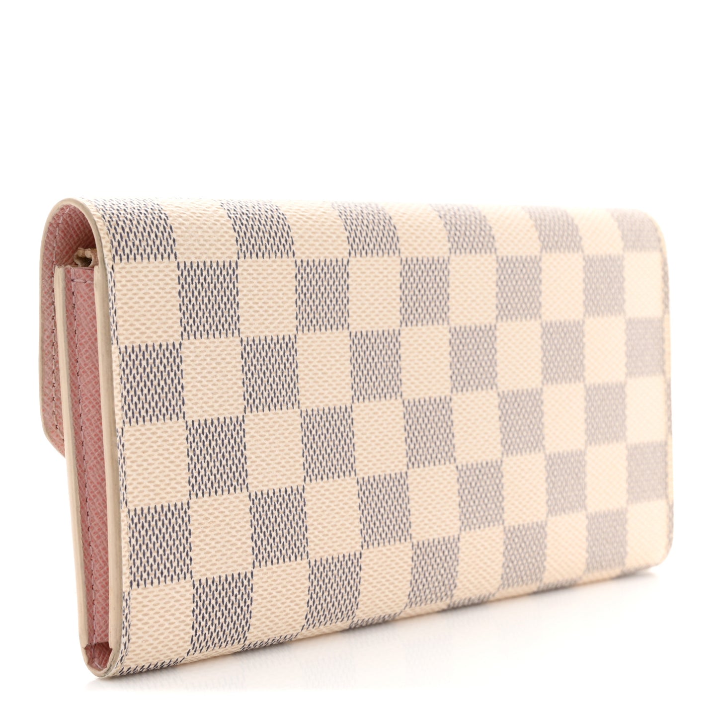 Damier Azur Emilie Wallet Rose Ballerine