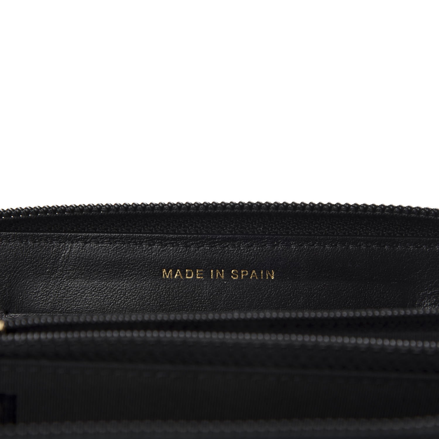 Chanel Lambskin Quilted Small Boy Zip Around Wallet Black 7 of 9