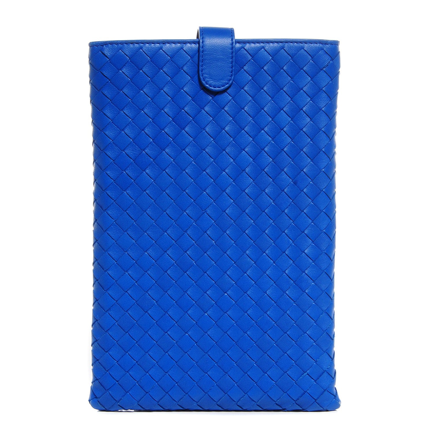 Bottega Veneta Nappa Intrecciato Mini iPad Case Signal Blue 1 of 8