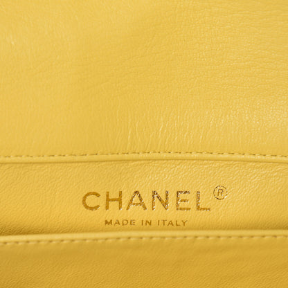 Chanel Lambskin Quilted Extra Mini Rectangular Flap Yellow 6 of 13