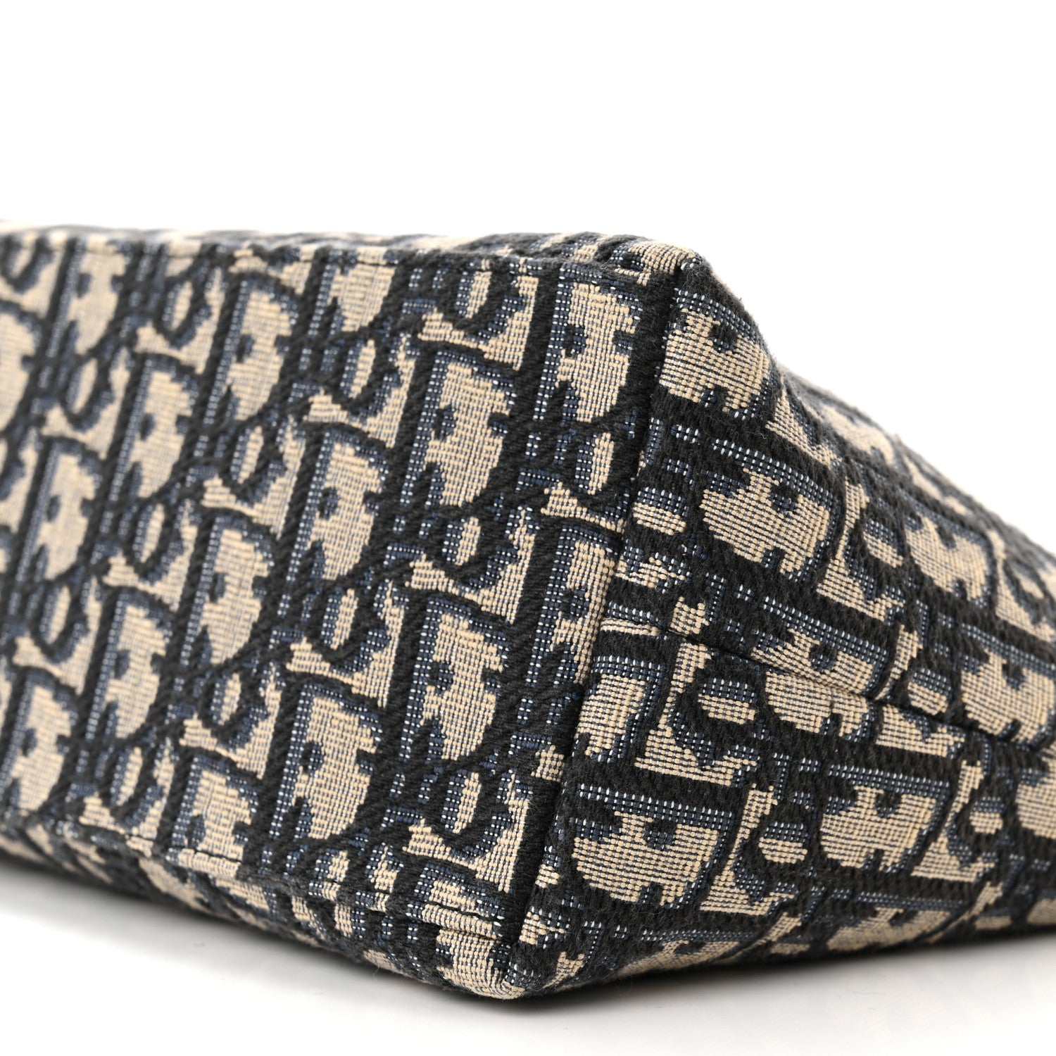 Christian Dior Oblique Medium Diortravel Nomad Pouch Blue 10 of 11