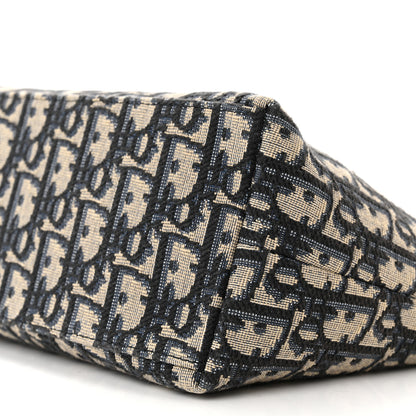 Christian Dior Oblique Medium Diortravel Nomad Pouch Blue 10 of 11