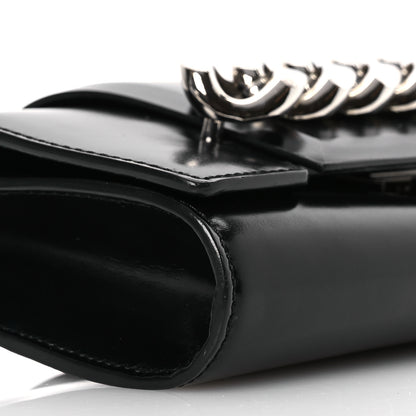 Givenchy Calfskin Infinity Flap Clutch Black 9 of 13