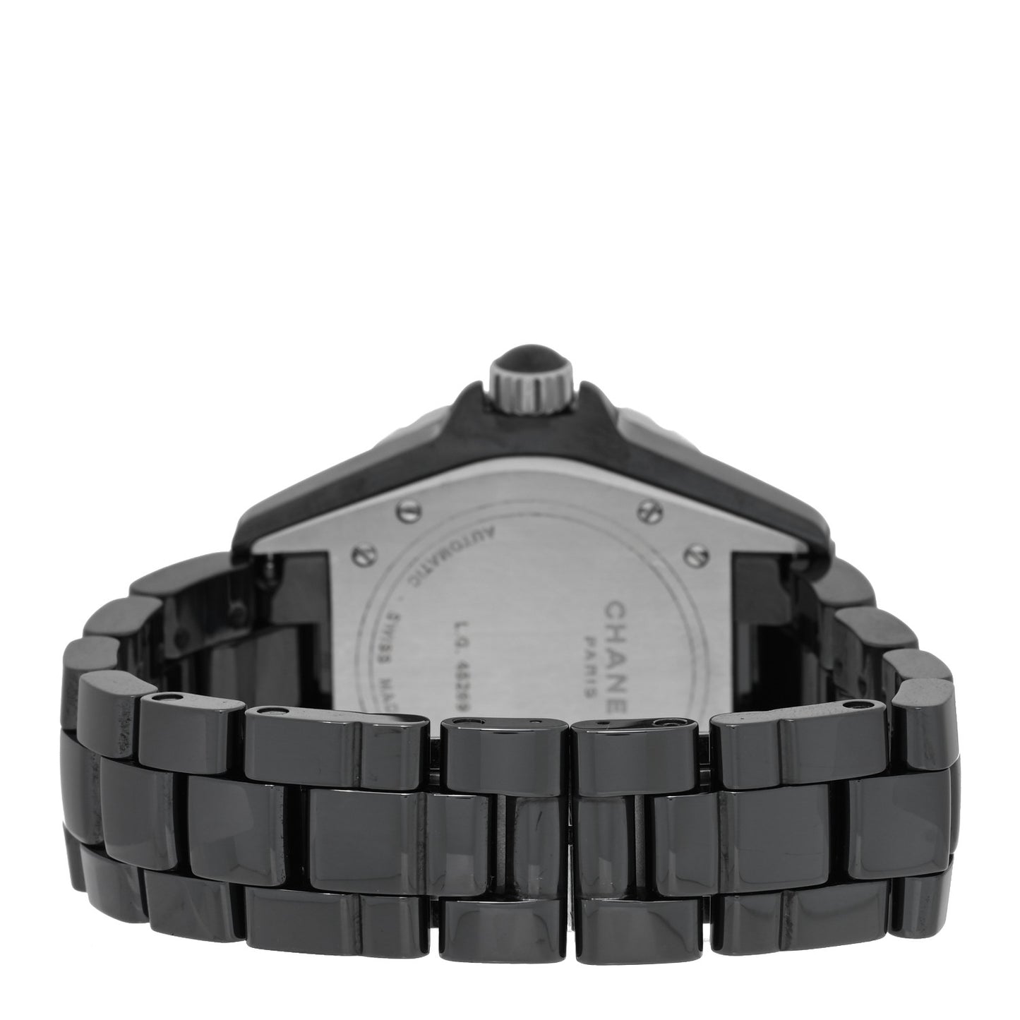 Stainless Steel Ceramic 38mm J12 Automatic Watch Black