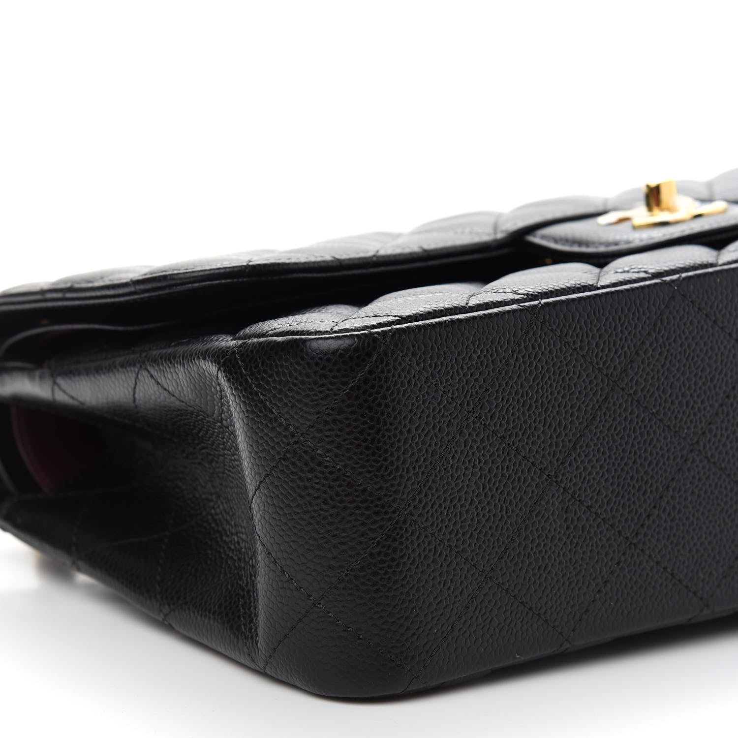 Chanel Caviar Quilted Jumbo Double Flap Black 8 of 9