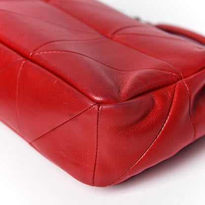 Saint Laurent Lambskin Patchwork Monogram Small Jamie Red 12 of 22