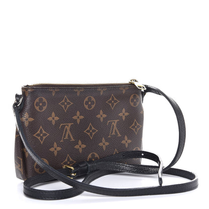 Louis Vuitton Monogram Pallas Crossbody Black 3 of 6