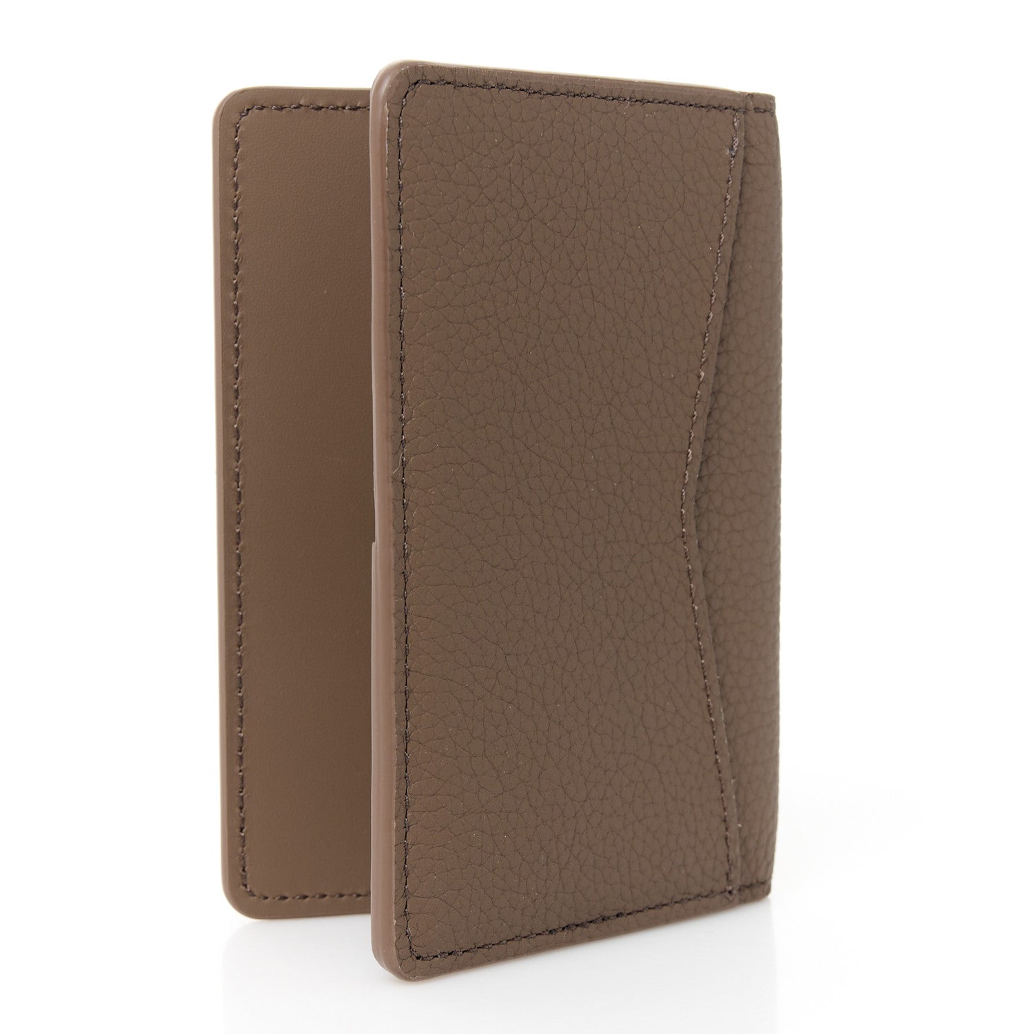 Louis Vuitton Grained Calfskin Aerogram Pocket Organizer Moka 3 of 7