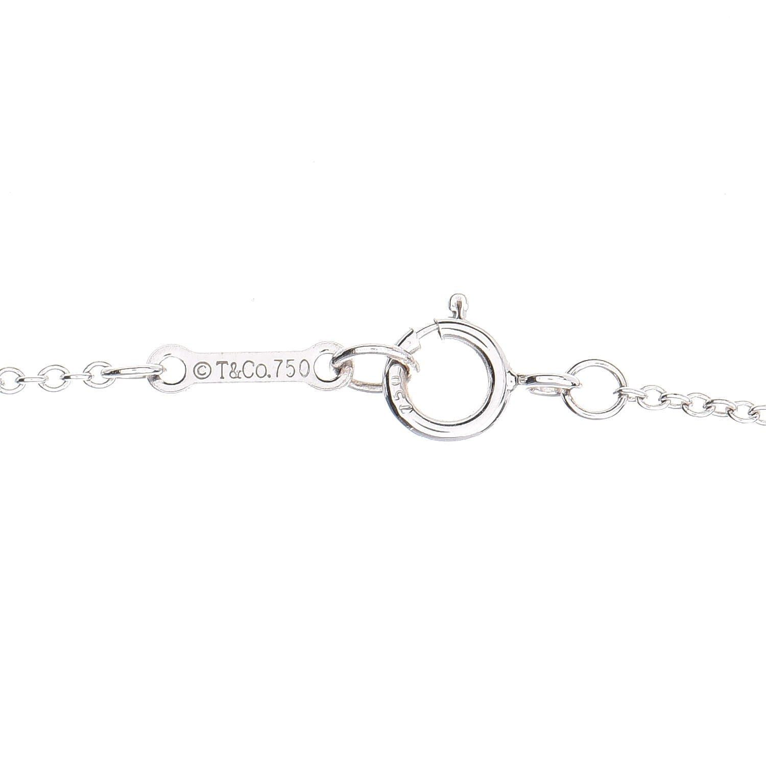 Tiffany 18K White Gold Diamond Paloma Picasso Tenderness Heart Pendant Necklace 6 of 7