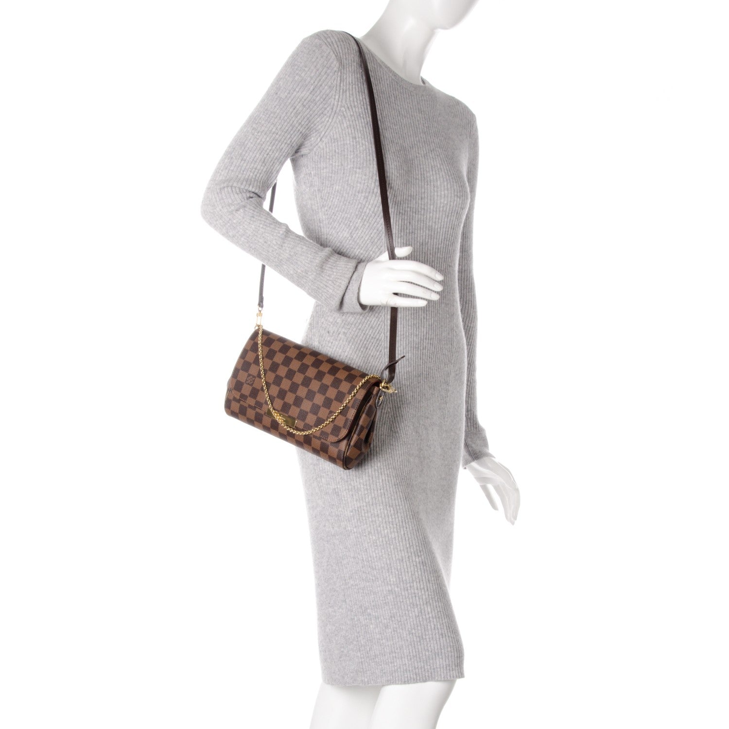 Louis Vuitton Damier Ebene Favorite MM 2 of 8