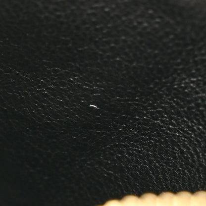 Saint Laurent Grain De Poudre Matelasse Chevron Monogram Fragments Zippered Card Case Cork 8 of 10