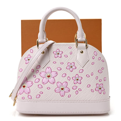 Louis Vuitton LV X TM Epi Cherry Blossom Alma BB Pink 10 of 10