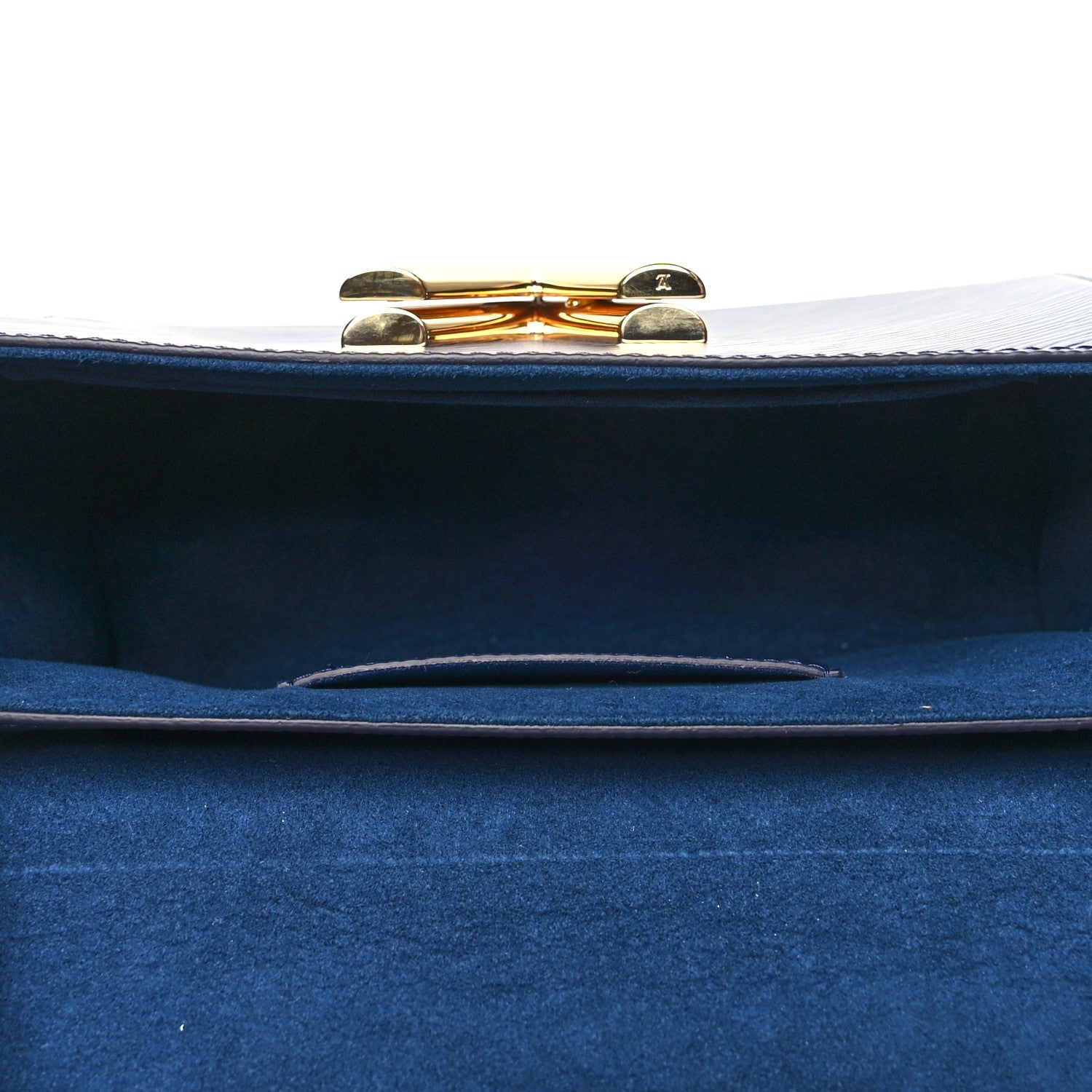Louis Vuitton Epi Twist Shoulder Bag MM Indigo 5 of 10