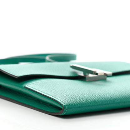 Hermes Chevre Mysore Cinhetic To Go Wallet Vert Verone 10 of 11