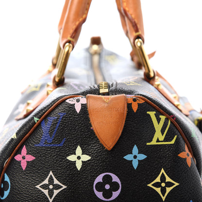 Louis Vuitton Monogram Multicolor Speedy 30 Black 8 of 12
