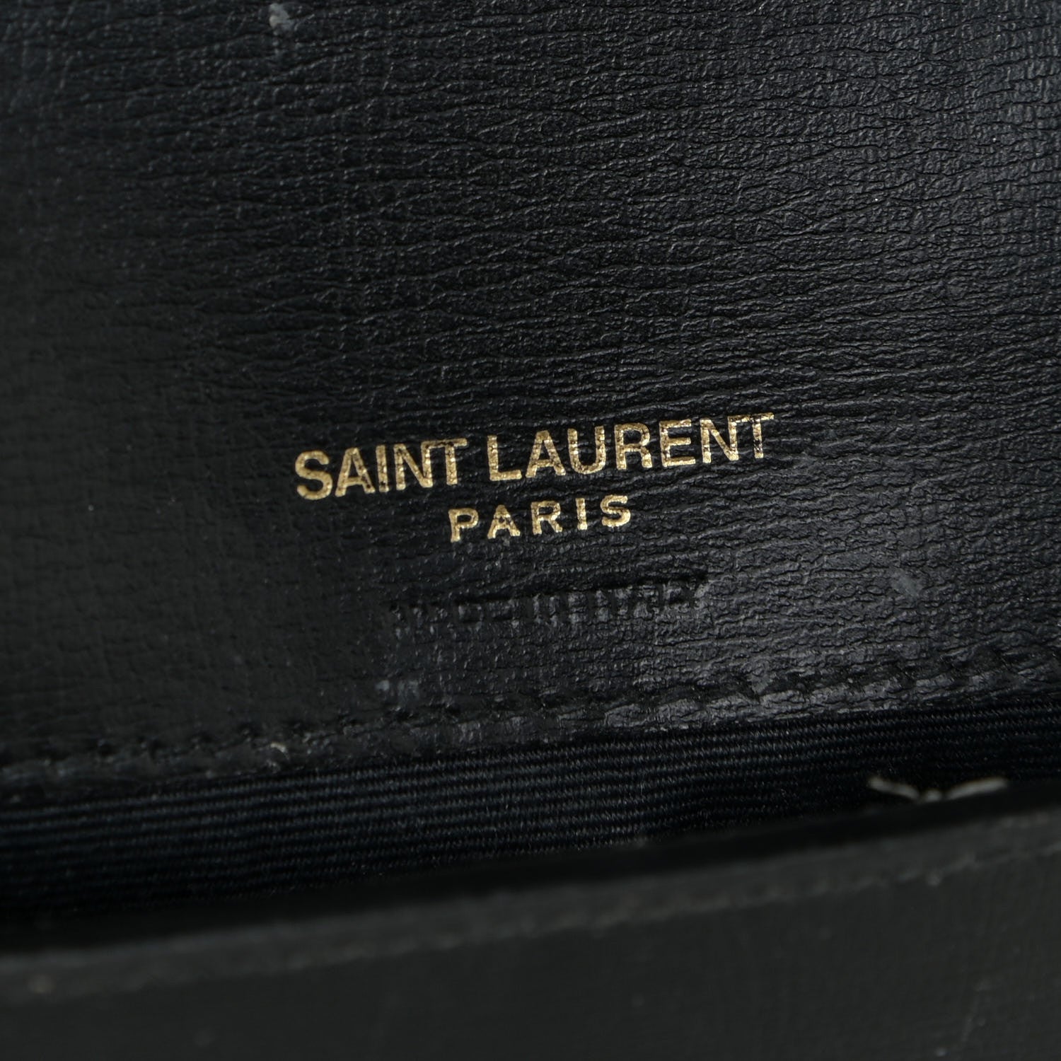 Saint Laurent Smooth Calfskin Monogram Phone Holder Crossbody Black 6 of 23