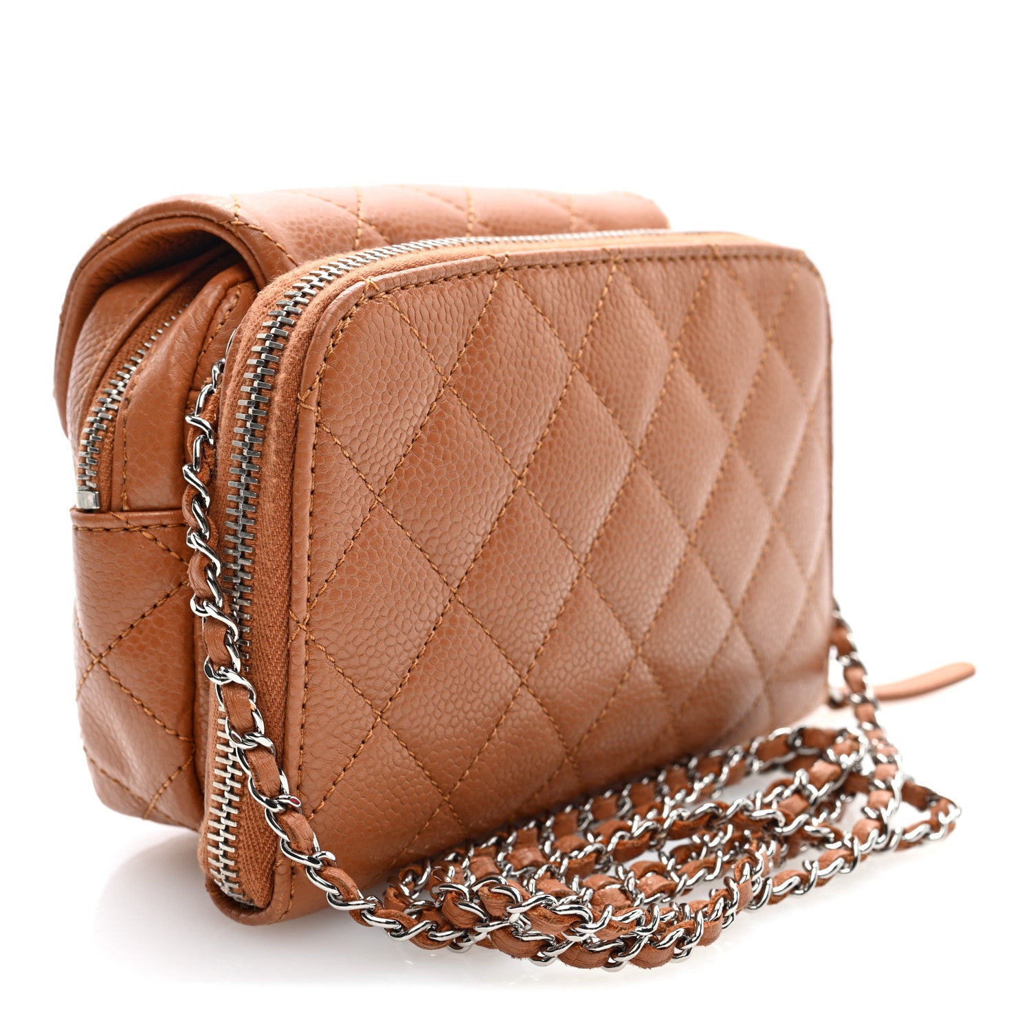 Chanel Caviar Quilted New Mini Flap Brown 2 of 10