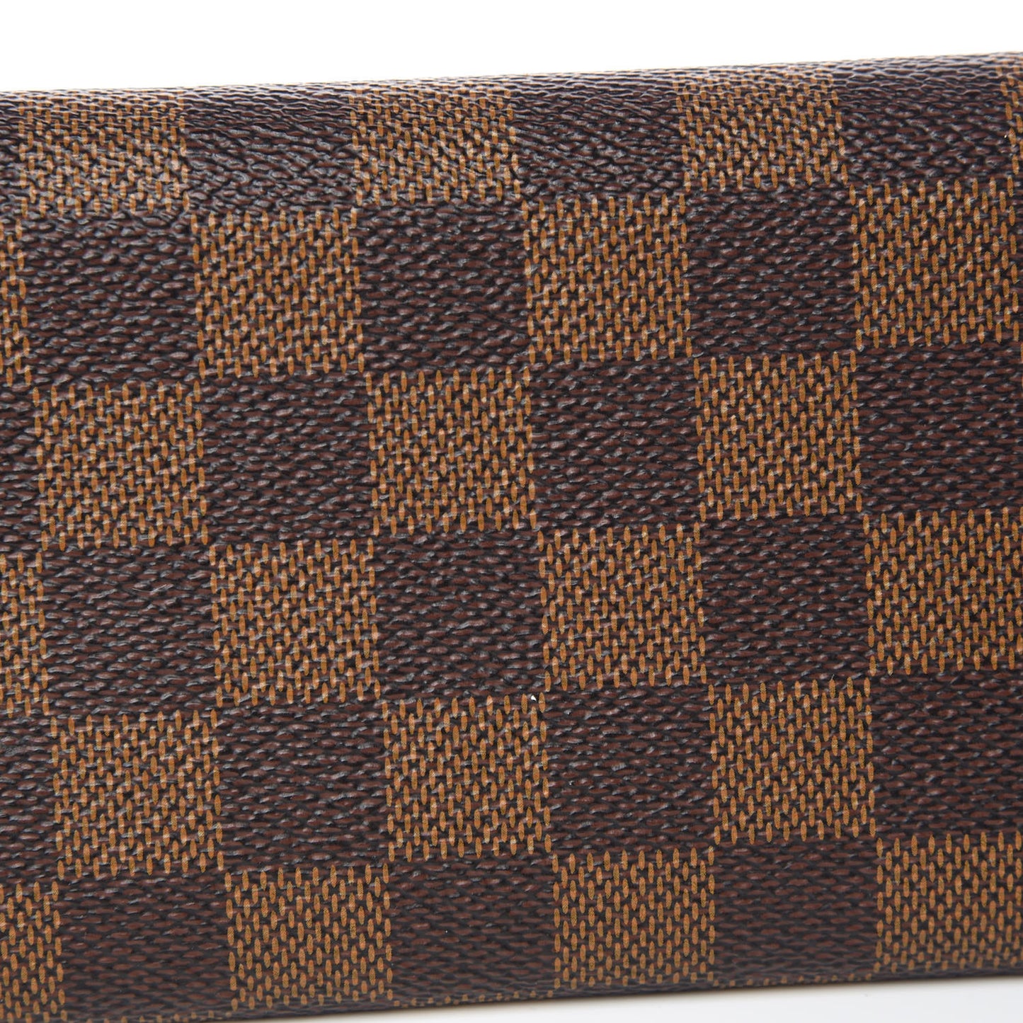 Damier Ebene Emilie Wallet Red