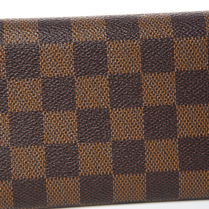 Louis Vuitton Damier Ebene Emilie Wallet Red 9 of 9