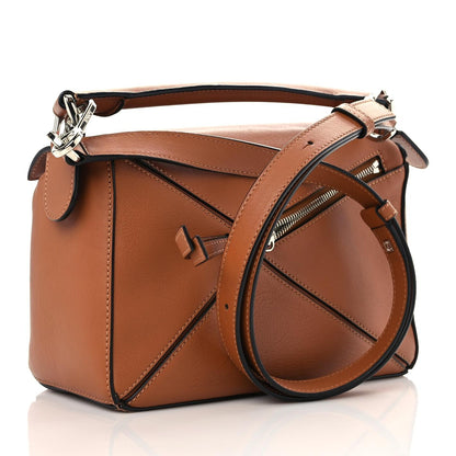 Loewe Calfskin Small Puzzle Bag Tan 2 of 10